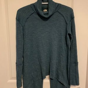 Free People Mock Neck Shirt